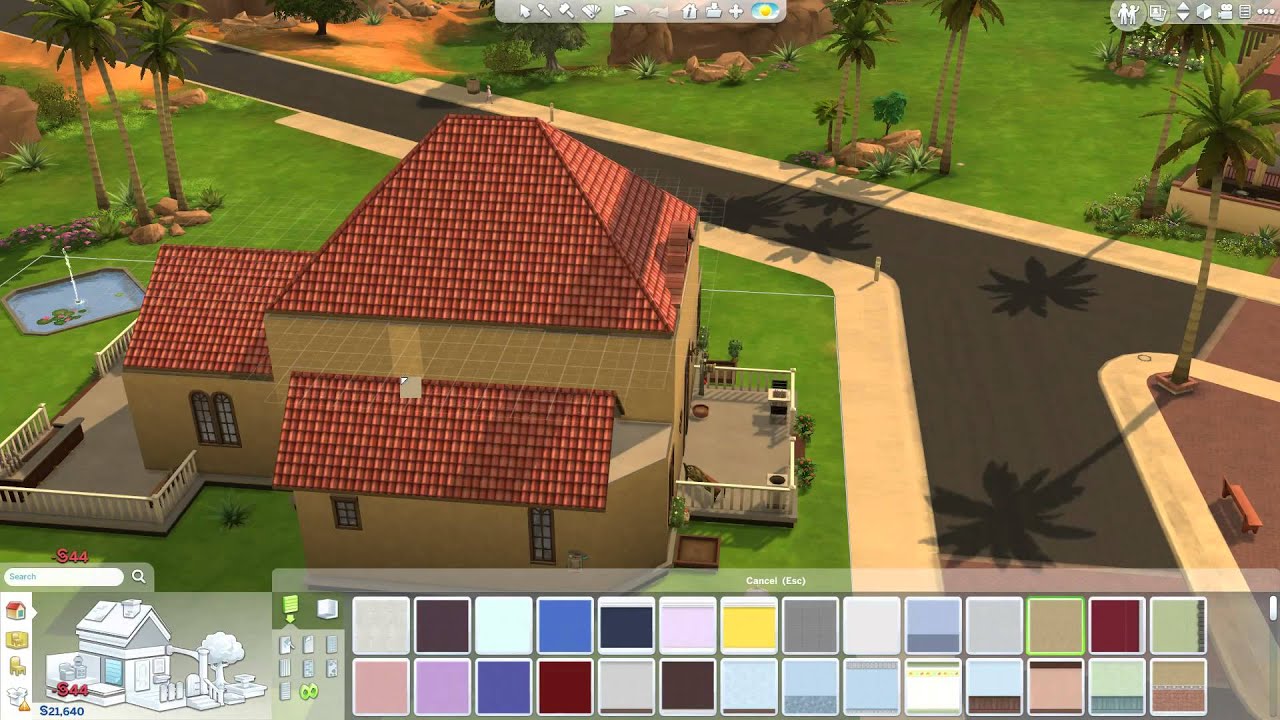 Sims 4 build mode controls